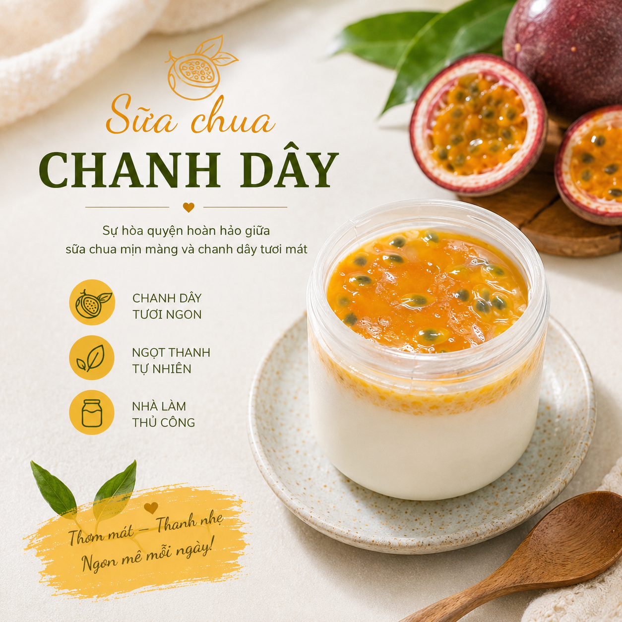 Sữa Chua Chanh Dây