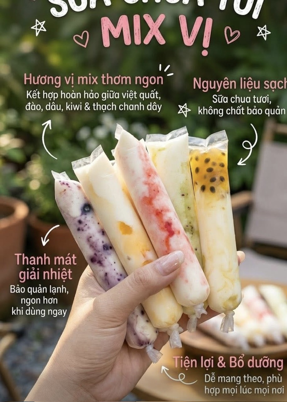 Sữa Chua Túi Mix Vị